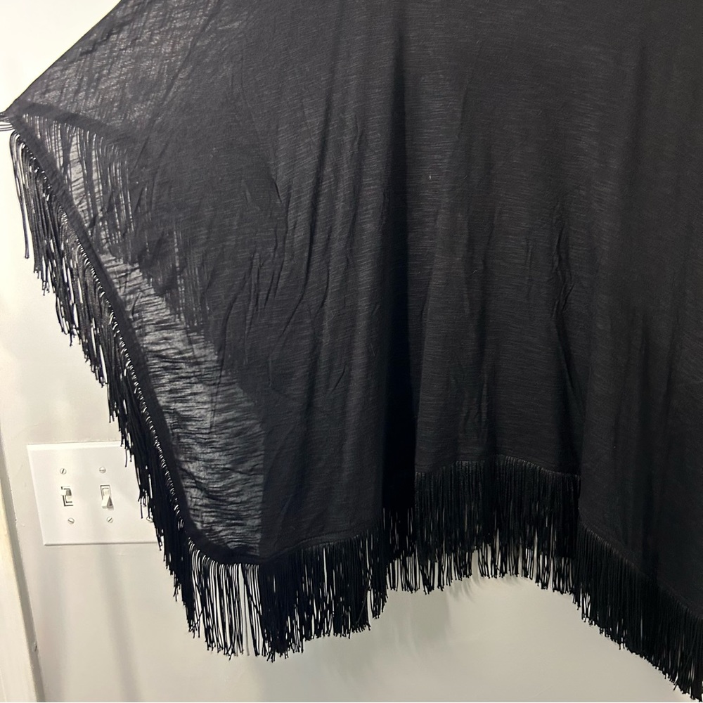 L*Space Ava Black Fringe Swim Cover Up - Picture 5 of 5